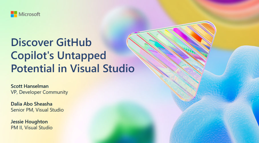 2024年微软ignite大会中visual studio的五大github copilot功能
