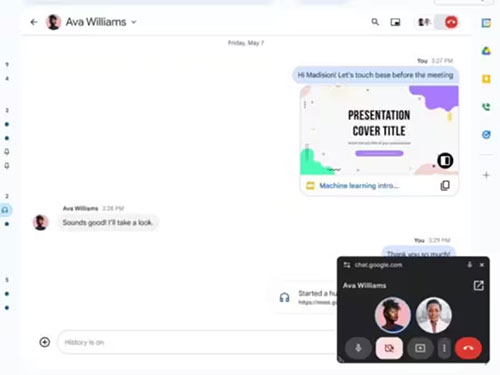 google chat 推出“huddles ”功能,允许您和同事进行快速音频通话
